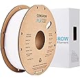 Comgrow PLA Filament 1.75mm 3D Printer Filament PLA for 3D Printer 1kg Spool (2.2lbs), Dimensional Accuracy of +/- 0.03mm White