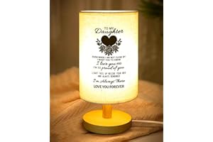 PRSTENLY Daughter Christmas Gifts, Daughter Birthday Gifts, Daughters Gift from Mum Dad, Best Daughter's Table Lamp Gift for Girl, Birthday Graduation Present for Her Wedding Daughters Present