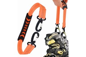 Libetter Ski Boots Carrier Strap,Portable Inline Skate Straps - Men & Women Ice Skates Carrying Straps, Winter Skiing Equipment Accessories