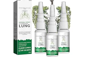 ERISAMO Onnature Organic Herbal Lung Cleanse & Repair Nasal Spray Pro, Herbal Spray Cleansing Lung,Herbal Lung Spray, Fast Acting Lung Cleanse & Detox (3Pcs)