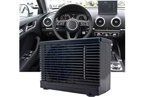 TOTMOX Aire acondicionado evaporativo auto del coche, refrigerador portátil de la fan del hielo del agua del aire acondicionado 12V