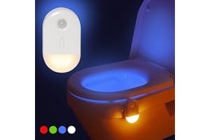 STAR Toilettenlicht mit Bewegungsmelder | Nachtlicht mit Bewegungsmelder Batterie | Toilettenbeleuchtung | Toiletten Licht | WC Licht mit Bewegungsmelder | LED Nachtlicht | LED Toilettenlicht