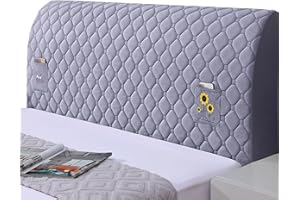 UYEOCO Copritestiera Letto Copertura/Copri Testata Letto Matrimoniale/Singolo Imbottito Tortora Velluto Fodera Elastica Protezione,Per Testiera Letto Decorazione Universale ( Color : 10# , Size : 120cm )
