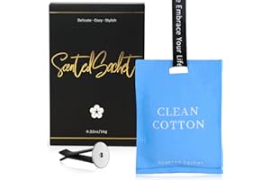 LA BELLEFÉE Désodorisant Voiture Sachets Parfumés Voiture, Coton Parfum Voiture, Élimine les Odeurs et Rafraîchit L’intérieur, Peut être utilisé pour la sellerie de voiture, les tiroirs, les armoires