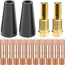 Pointes De Contact Soudage EATBALE MB15 - 29 Pièces - Cuivre/Laiton - Pour Torche MIG/MAG