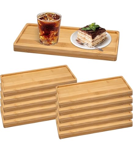 Akazienholz Servierplatten Set – 3 Rechteckige Bretter, 33 X 14 Cm | Für Charcuterie, Obst, Käse & Deko