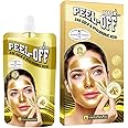 KASTWAVE Blackhead Remover Mask, 24K Gold Peel Off Mask, Gold Facial Mask Anti-Aging, Deep Cleansing, Reduces Fine Lines＆ Wrinkles Great for All Skin, 120ml/4.06FL.OZ