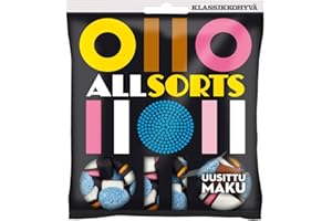 CLOETTA Malaco Allsorts - Mezcla de regaliz - Surtido de caramelos - Dulces - Bolsa de 300 g