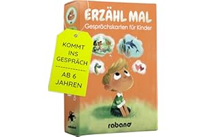 Erzählkarten für Kinder - 150 kindgerechte Fragen I Geschenk zur Stärkung der Eltern-Kind-Beziehung & für mehr Achtsamkeit I Lernspiel & Geschenk für Mädchen und Junge I Spiele ab 6,7, 8, 9 Jahre