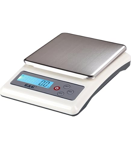 Balance électronique Professionnelle 12 Kg - Précision 1 G - Plateau Inox Amovible 29,8x23,6 Cm - IP53 - Marque Louis Tellier