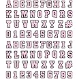 74 Pack Letter Decoration Charms 0-9# Number, Alphabet ABC-Z Characters, DIY for Boy Girl Teens Men Women and Adults