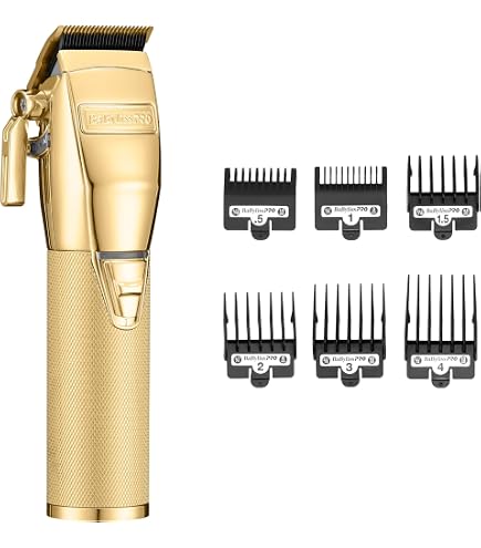 BaBylissPRO FX870G Lithium Cord/Cordless Hair Clipper, Gold