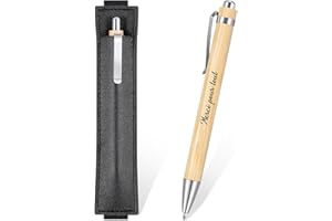 Clabby Merci Stylo à Bille en Cadeau Merci pour Tout Stylo à Bille Rétractable avec Trousse Cadeau de Fin d'Études d'Adieu pour Maîtresse, Maître, Professeur