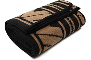 ACUSHLA Merino Wool Camping Blanket Soft Warm Thick Washable Large Outdoor Camping Travel Throw All Weather Sierra Khaki 200x160cm