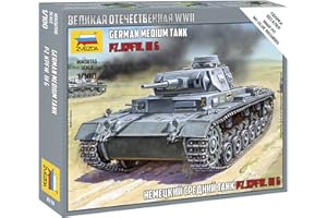 ZVEZDA Modellino Carro Armato German Medium Tank Pz.KP.fw III G Scala 1:100 [Importato dalla Spagna]