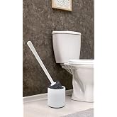 ATA HOME Silikon WC Tuvalet Banyo Fır&ccedil;ası Klozet Fır&ccedil;ası Beyaz-Gri Oval