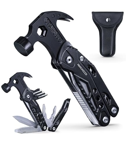 UST Tool-a-Long Multifunktions-Karabiner – Edelstahl, Mit 6 Werkzeugen (Schraubendreher, Flaschenöffner Etc.)