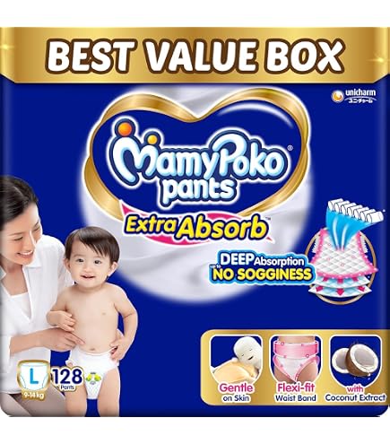 Buy MAMY POKO PANTS Medium Size - Pack of 2 Online at Low Prices