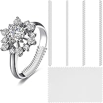 40 Regolatori Misura Anelli In Silicone - Adattatori Per Anelli Larghi, 8 Misure Diverse