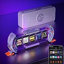 Divoom Times Gate シルバー Amazon.com: Divoom Times Gate - Cyberpunk Gaming Setup