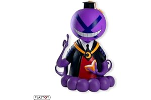 Plastoy Assassination Classroom Tirelire Koro Sensei Violet - Plastique - 16 cm