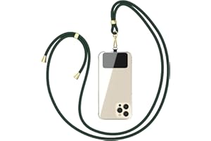 EAZY CASE Chaîne Universelle pour téléphone Portable, adaptée à Tous Les Smartphones, Tour de Cou, Housse avec Cordon, Sangle pour téléphone cellulaire adapté à Toutes Les Pochettes, Vert