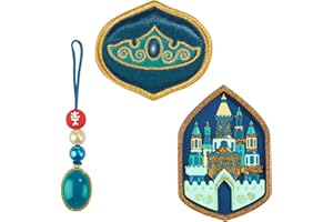 Step by Step Magic Mags „Magic Castle“, 3-teilig, 2 Magnet-Applikationen und 1 Anhänger, als Ergänzung für den Schulranzen oder Vorschulrucksack, für Mädchen