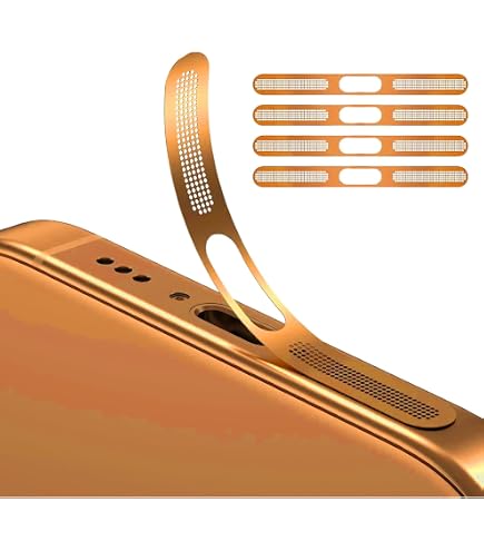 Kit Protezione Altoparlanti In Rete Metallica Per IPhone 17, 17 Pro, 17 Pro Max E 17 Air, Anti-polvere E Antigraffio, Argentato/nero/blu/arancione