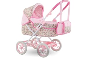 Corolle – Cochecito Fleuri, Accesorio, para poupon 36, 42, 52 cm, a Partir de 3 años, 9000141340