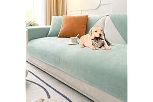 Racib Funny Fuzzy Sofa Cover For Pets Plush,Non Slip Corner Sofa Cover For Dogs2/3/4 Apply To Sofa Covers L Shape Slipcovers Waterproof(#15,90 * 90cm)