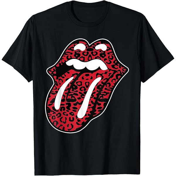 Camiseta Oficial De Los Rolling Stones Con El Logo De Tongue Diamante