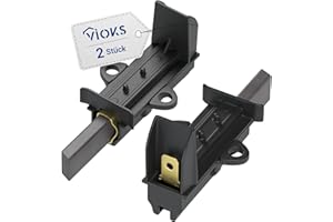 VIOKS Motorkohlen Set 2x Schleifkohle Kohlen Kohlebürsten Ersatz für Beko Blomberg 371201202 371201201 371201205 L93MF7 für WMB WKE WKD WKL WKC WA Waschmaschine