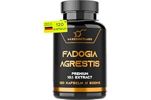 ‎MAXEDOUTLABS Maxedoutlabs - Fadogia Agrestis - (6000mg Fadogia - 10:1 Formel) - 3 Monate Vorrat - 600mg pro Kapsel - Eine Kapsel pro Tag - Hochdosiert - Vegan | Alternative zu Tongkat Ali Kapseln oder Turkesterone