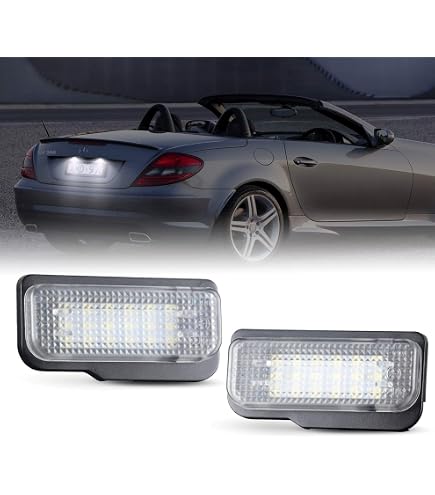 2 Feux De Plaque D'immatriculation LED Pour Benz C CLK Classe W203 C209 W209 Lampes Plaque D'immatriculation De Voiture Luz De Remplacement Sans Erreur Éclairage Plaque Immatriculation Auto 2 Feux De Plaque D'immatriculation LED Pour Benz C CLK Classe W203 C209 W209 Lampes Plaque D'immatriculation De Voiture Luz De Remplacement Sans Erreur Éclairage Plaque Immatriculation Auto