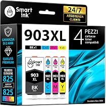 Set Ricarica Inchiostro 1000ml Per Cartucce HP903 / HP903XL - Nero, Ciano, Magenta, Giallo - Foto 3