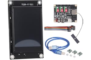 HYUDUO Płyta Sterowania Drukarki 3D MKS DLC32 V2.1 32-bitowa Płyta Sterowania z WIFI 2.4 Cal TS24 R V2.1 Ekran Dotykowy Maszyna do Grawerowania Laserowego Płyta Główna
