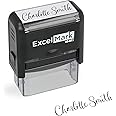 ExcelMark Custom Signature Stamp - Self Inking - Medium