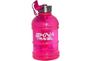 ‎EKNA EKNA Bottle | 2.2/1 Liter | Wasserflasche | Trinkflasche | Wasser Gallone | Ideal für den täglichen Wasserbedarf | Für den Alltag, Fitness oder Reisen | BPA Frei | Mit Füllstandsanzeige