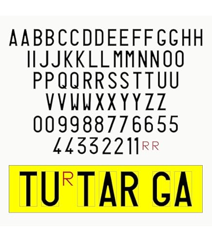 2 Adesivi Per Targa Su Misura Per Campo UE 11 X 5 Cm, Design Per Targa Auto, Colore Nero O Con Bandiera Resistente All'autolavaggio, R059 (01 Belgio, Classic - Foto 4