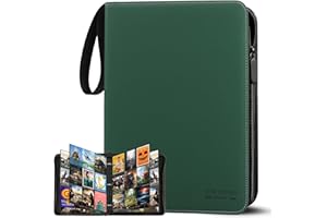 SAKMILU Álbum para Cartas Coleccionables de 540 Tarjetas, 9 Bolsillos y 30 Páginas Card Guardian, Archivador Impermeable para Magic,Yu-Gi-Oh, MTG, TCG