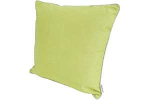 CB Home & Style Outdoor Garten Kissen Garngefärbt Uni Wasserabweisend 45 x 45 cm (Grün)