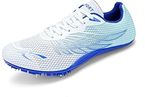 BLBK Spikes Leichtathletik Herren-, 8Nägel Unisex-Leichtathletikschuhe, Jugend Spike Schuhe Leichtathletik