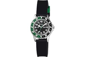 Tikkers Chłopięcy analogowy zegarek kwarcowy z silikonowym paskiem TK0139