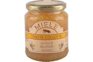 TENUTA COLLOTTA AZIENDA AGRICOLA BIOLOGICA Tenuta Collotta® - Miele Millefiori Biologico 500g - 100% Italiano - Prodotto in Sicilia