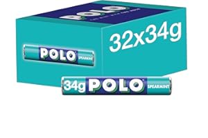 Wowboxme Full Boxes Of Polo Mint Tubes 32x34g (Spearmint)