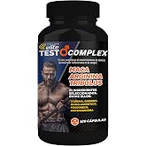 Italian Elite Testo Complex 120 Capsules &ndash; Formula with Maca 8000 mg, Tribulus, Fenugreek, Zinc, Arginine, Taurine, Ashwagand