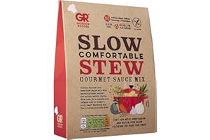 GR GORDON RHODES Gordon Rhodes' Slow Comfortable Stew Gourmet Recipe Sauce Mix is a flavoursome Gourmet stew .Easy to Prepare - Gluten-Free & Suitable for Vegetarian (1 x 75gm)