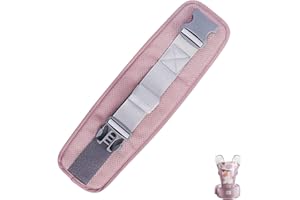Bebamour Portabebé Hipseat Cintura Extensor 56.5 Pulgadas, Plus hasta 140 cm, 3D Air Pink
