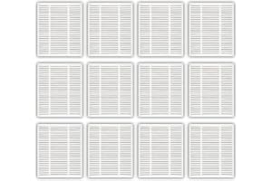 FILTERIST (12 Piezas) Q0520 Y0112 Filtro Hepa De Repuesto para iRobot Roomba Essential Robot Aspirador y Fregona Combo Y0140 Y0110 Q011 Q0120, Roomba 105 Combo Robot Aspiradores, Filtros De Piezas De Repuesto