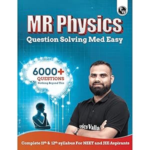 Physics Wallah PW MR Physics Questions Solving Med Easy | Chapterwise and Topicwise 6000  Practice Questions with Answer Keys